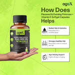 AgeX Vitamin E + Evening Primrose Oil - Skin & Hormonal Balance