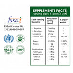 AgeX L-Carnitine + L-Arginine - Fat Burner & Pre-Workout