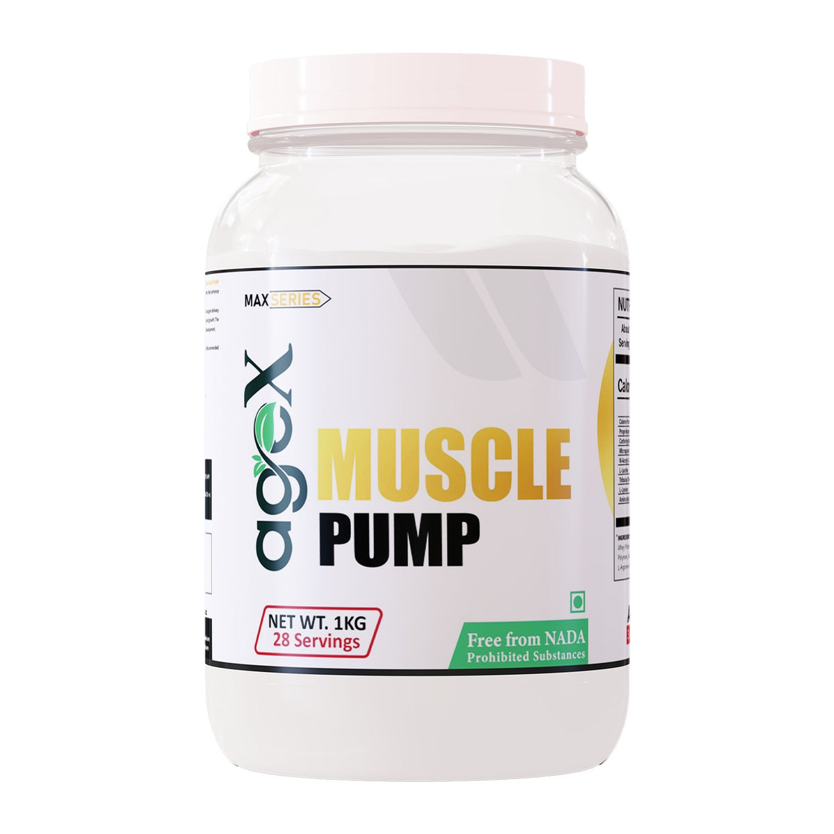 AgeX Muscle Pump - Whey Protein with Creatine & Glutamine