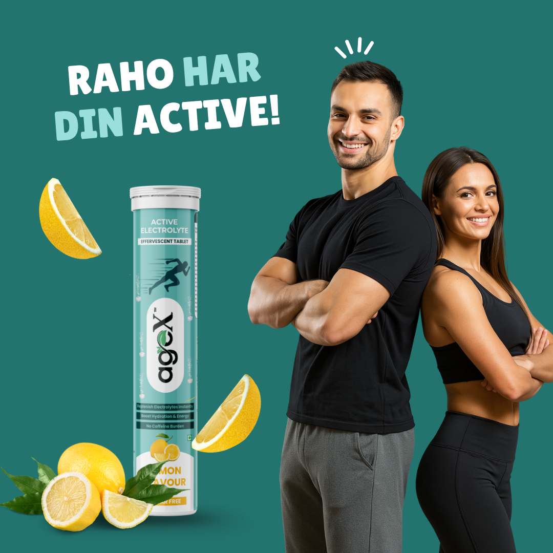 AgeX Electrolyte Tablets - Zero Sugar Rapid Hydration