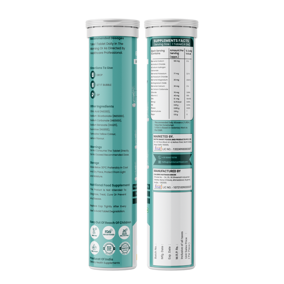 AgeX Electrolyte Tablets - Zero Sugar Rapid Hydration