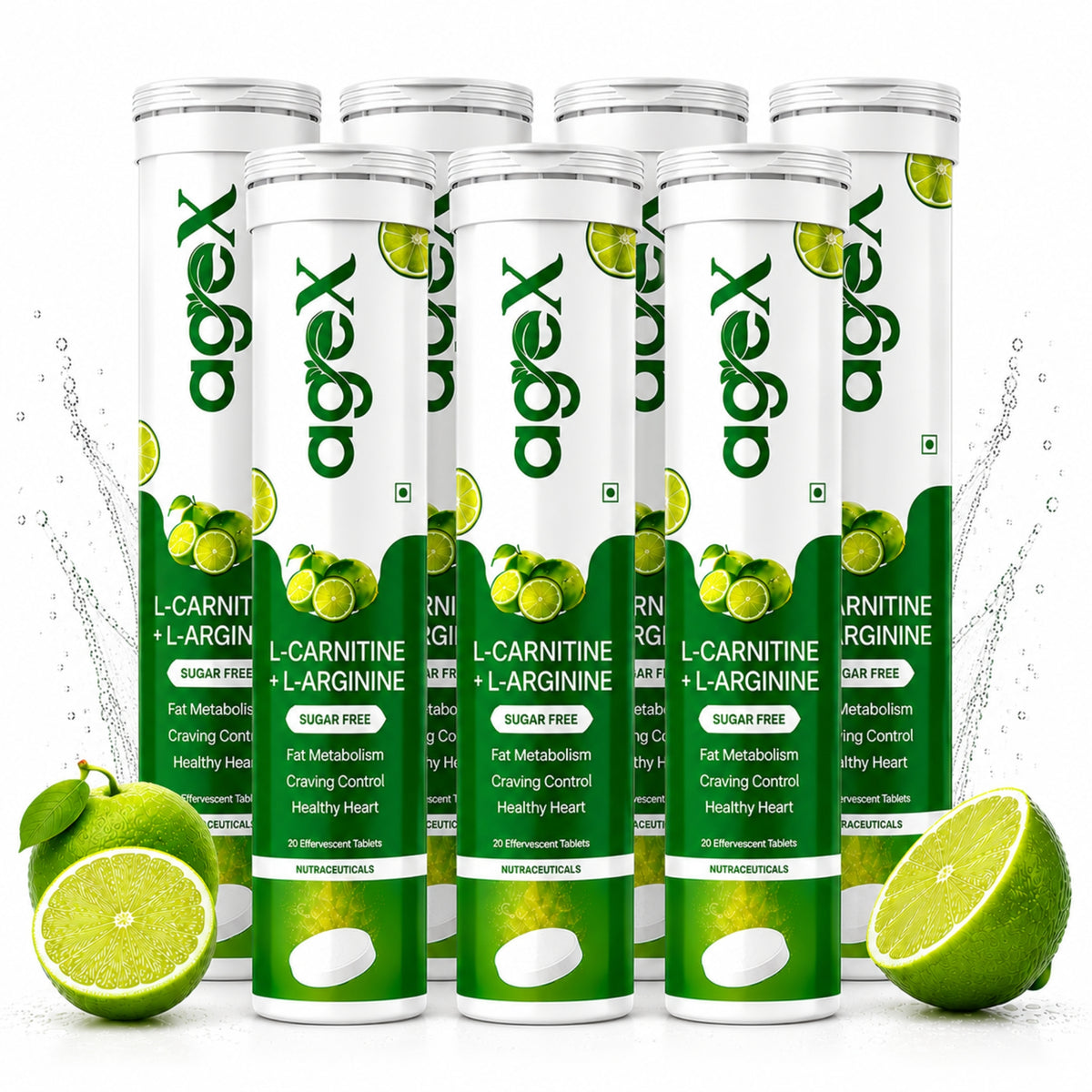 AgeX L-Carnitine + L-Arginine - Fat Burner & Pre-Workout