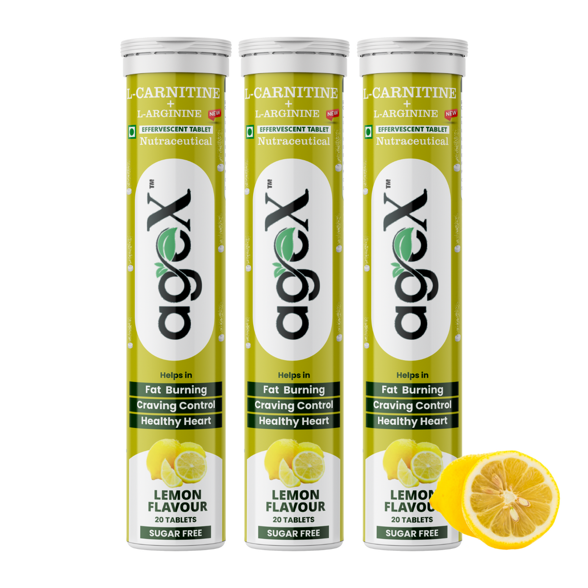 AgeX L-Carnitine + L-Arginine - Fat Burner & Pre-Workout 3