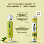 AgeX L-Carnitine + L-Arginine - Fat Burner & Pre-Workout