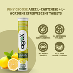 AgeX L-Carnitine + L-Arginine - Fat Burner & Pre-Workout