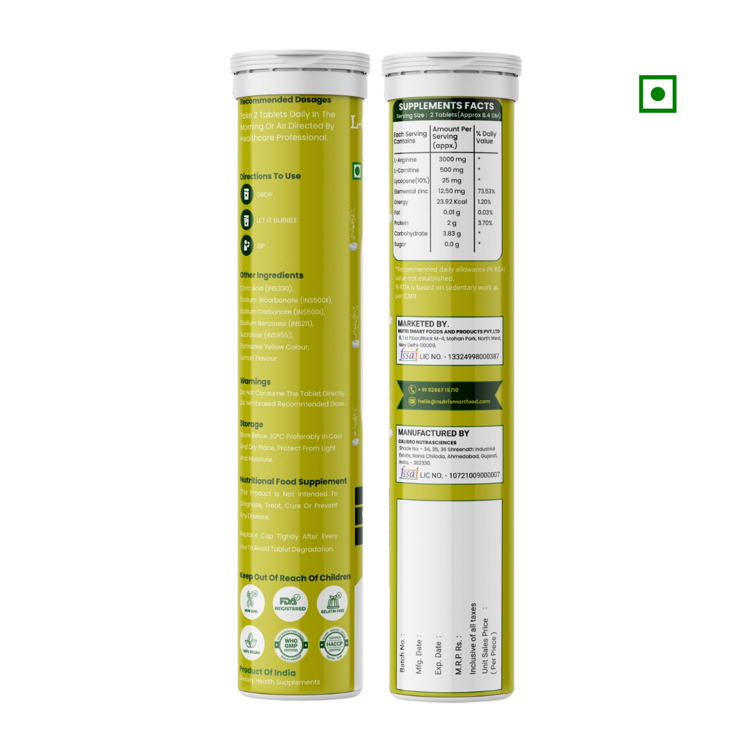 AgeX L-Carnitine + L-Arginine - Fat Burner & Pre-Workout