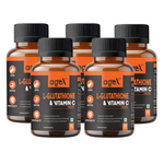 AgeX L-Glutathione 500mg + Vitamin C - Skin Brightening 5
