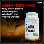 AgeX Lean Athletic Mass - Soy Protein Isolate 26g