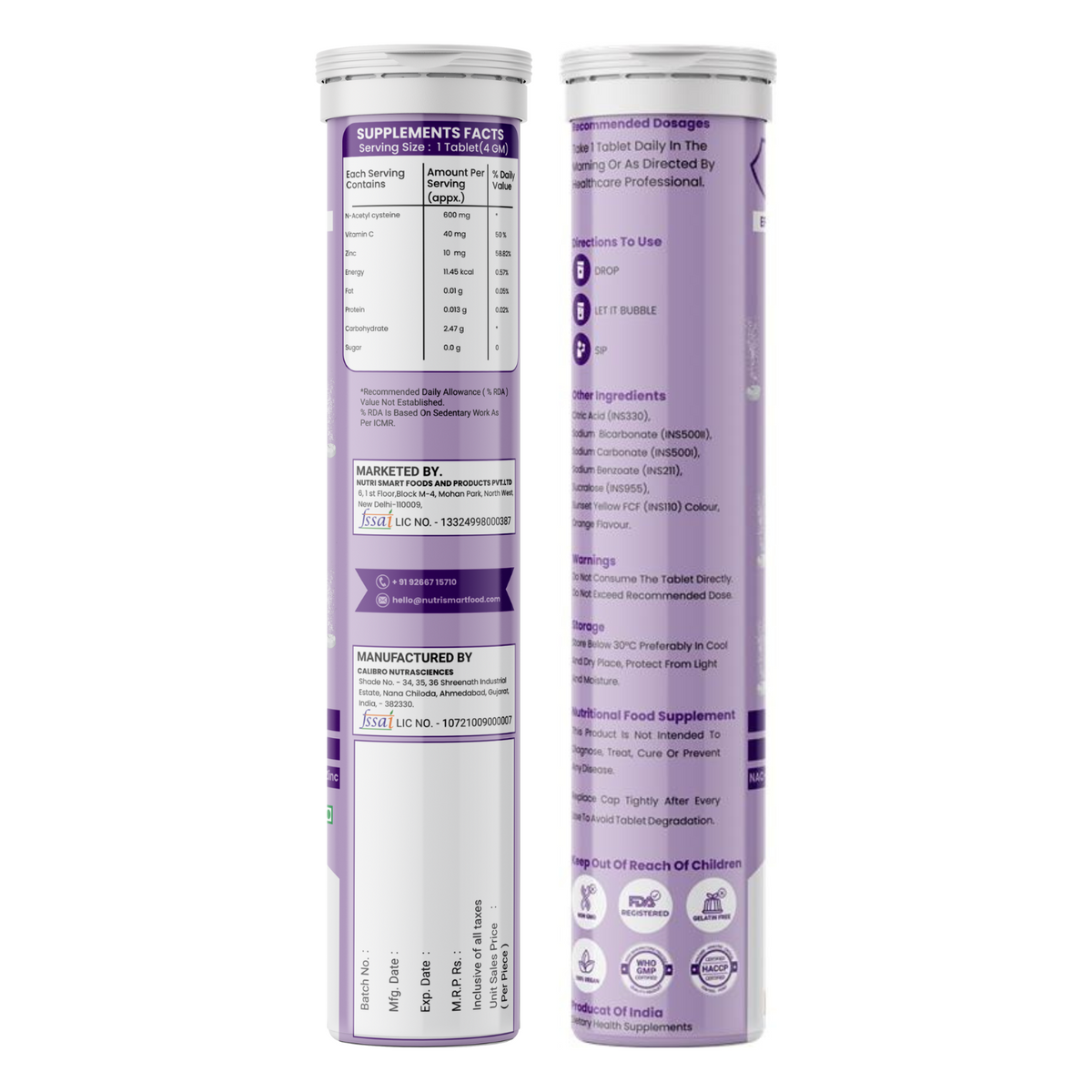 AgeX Lung Shield - NAC 600mg for Respiratory Health