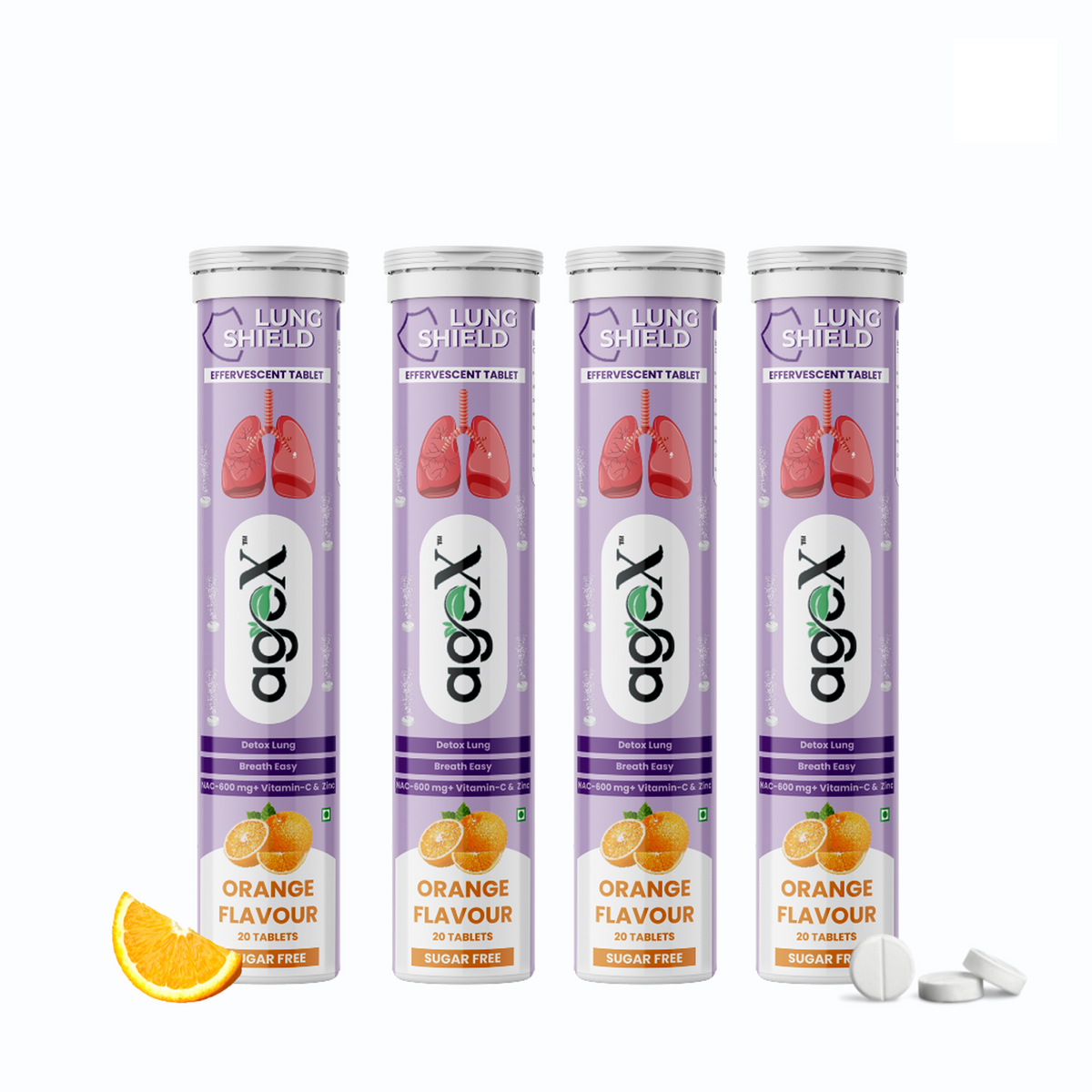 AgeX Lung Shield - NAC 600mg for Respiratory Health 4
