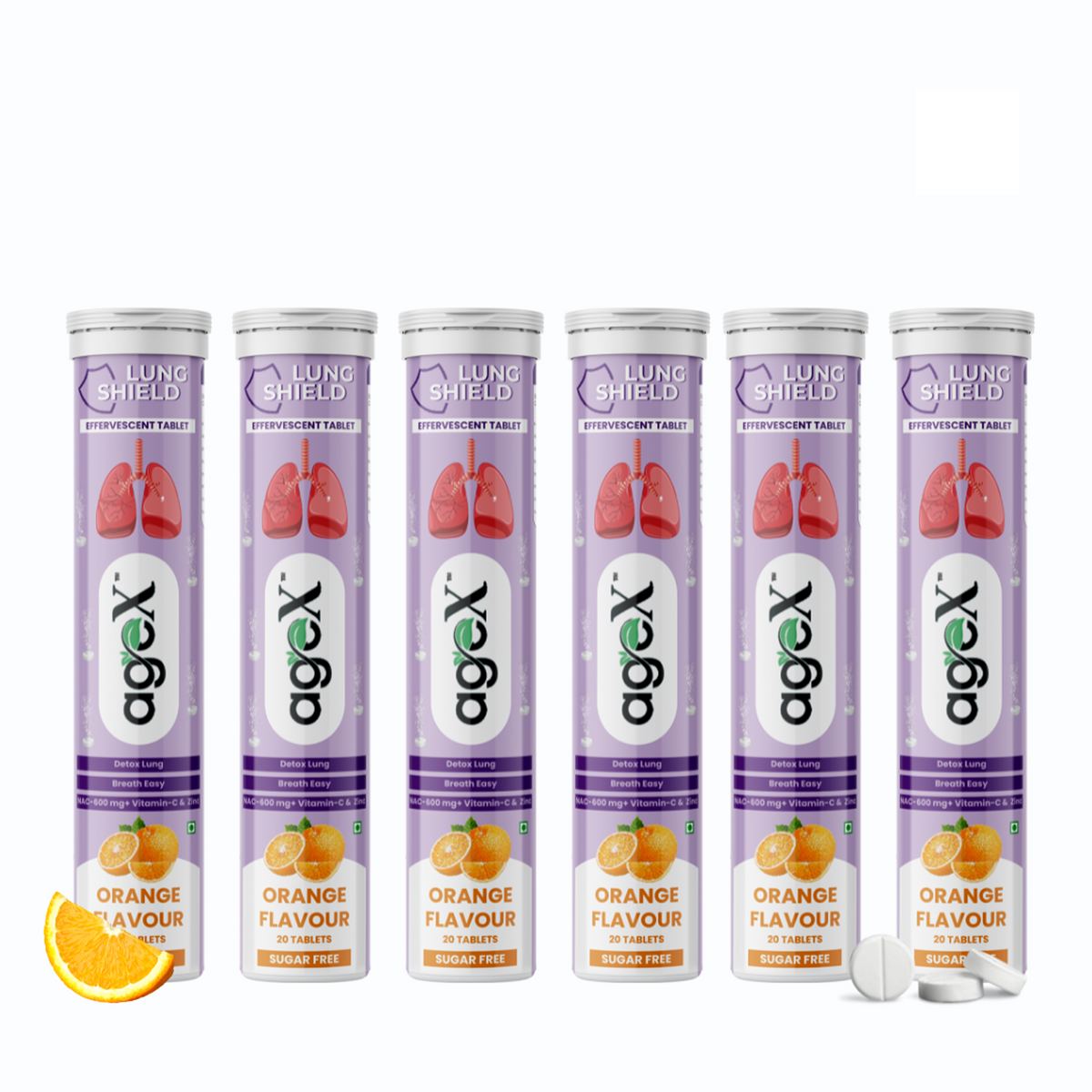 AgeX Lung Shield - NAC 600mg for Respiratory Health 6