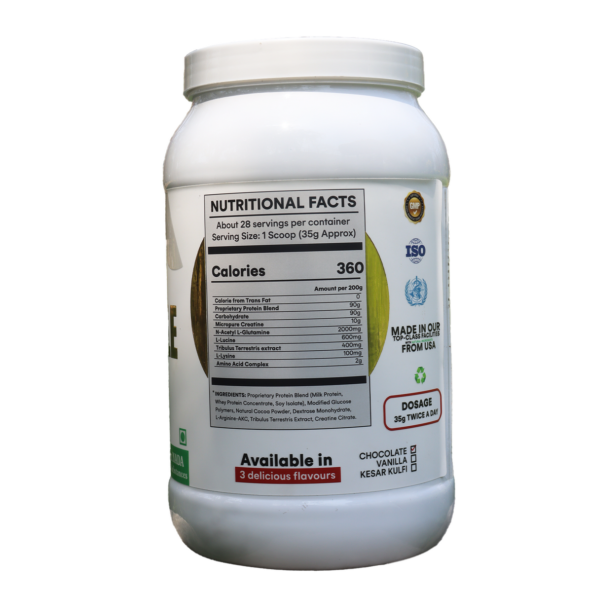 AgeX Muscle Pump - Whey Protein with Creatine & Glutamine