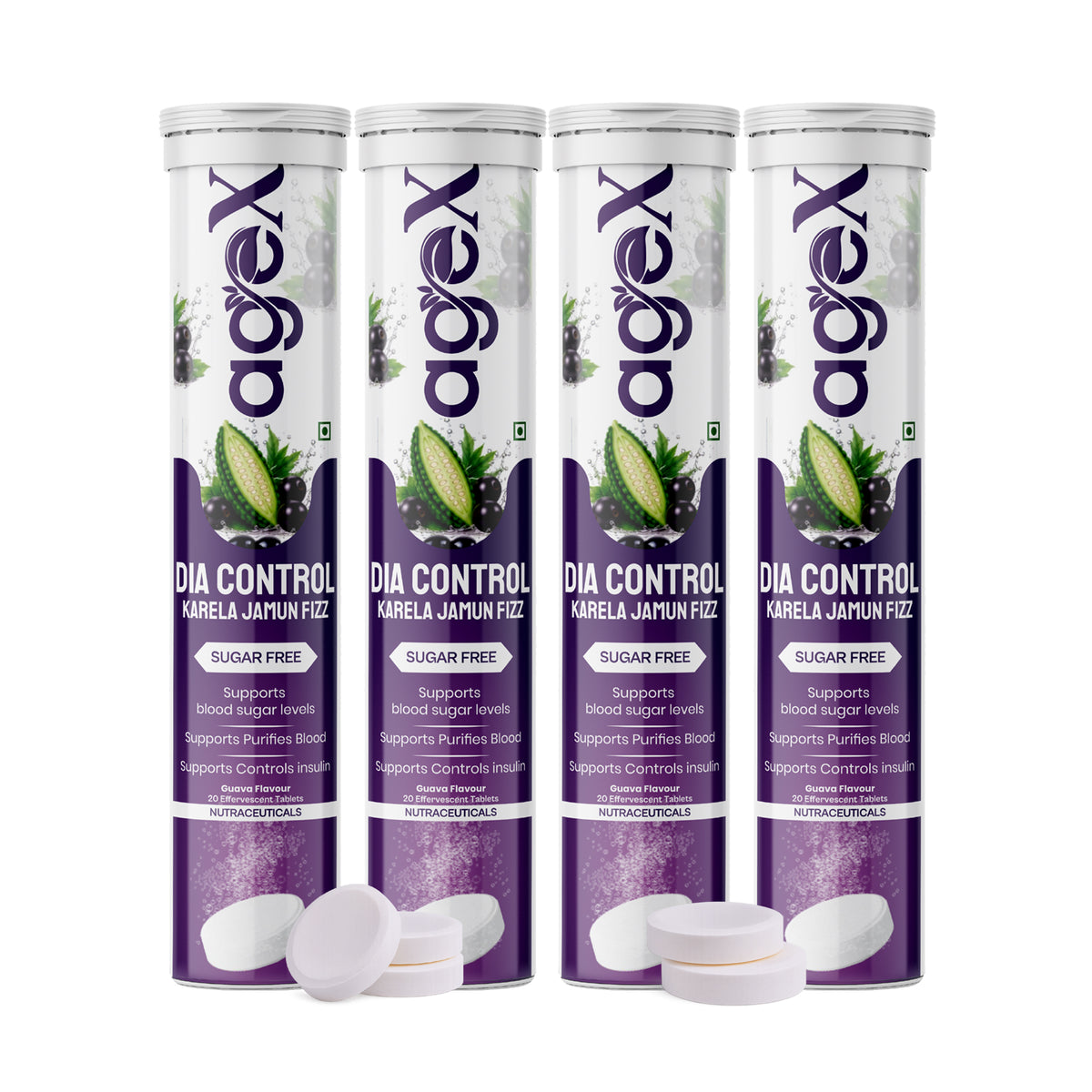 AgeX Dia Control Tablets - Control Insulin