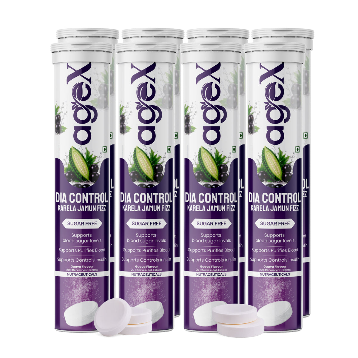 AgeX Dia Control Tablets - Control Insulin