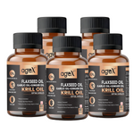 AgeX Flex Power - Flaxseed, Garlic, Ginger & Krill Oil 5