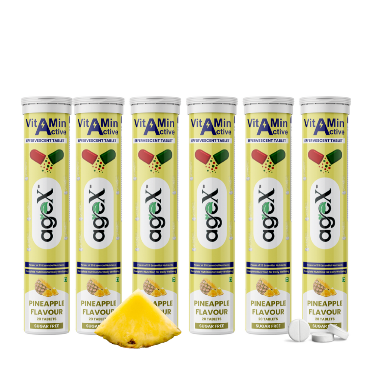 AgeX Daily Multivitamin - 21 Nutrients Effervescent Tablets 6