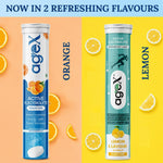 AgeX Electrolyte Tablets - Zero Sugar Rapid Hydration | Tangy Orange