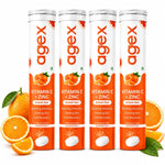 AgeX Vitamin C + Zinc Tablets - 1000mg Immunity Booster
