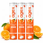 AgeX Vitamin C + Zinc Tablets - 1000mg Immunity Booster