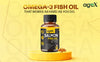AgeX Omega-3 Fish Oil - 180mg EPA + 120mg DHA