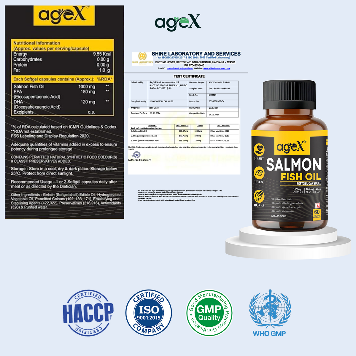Omega3 Salmon Fish Oil