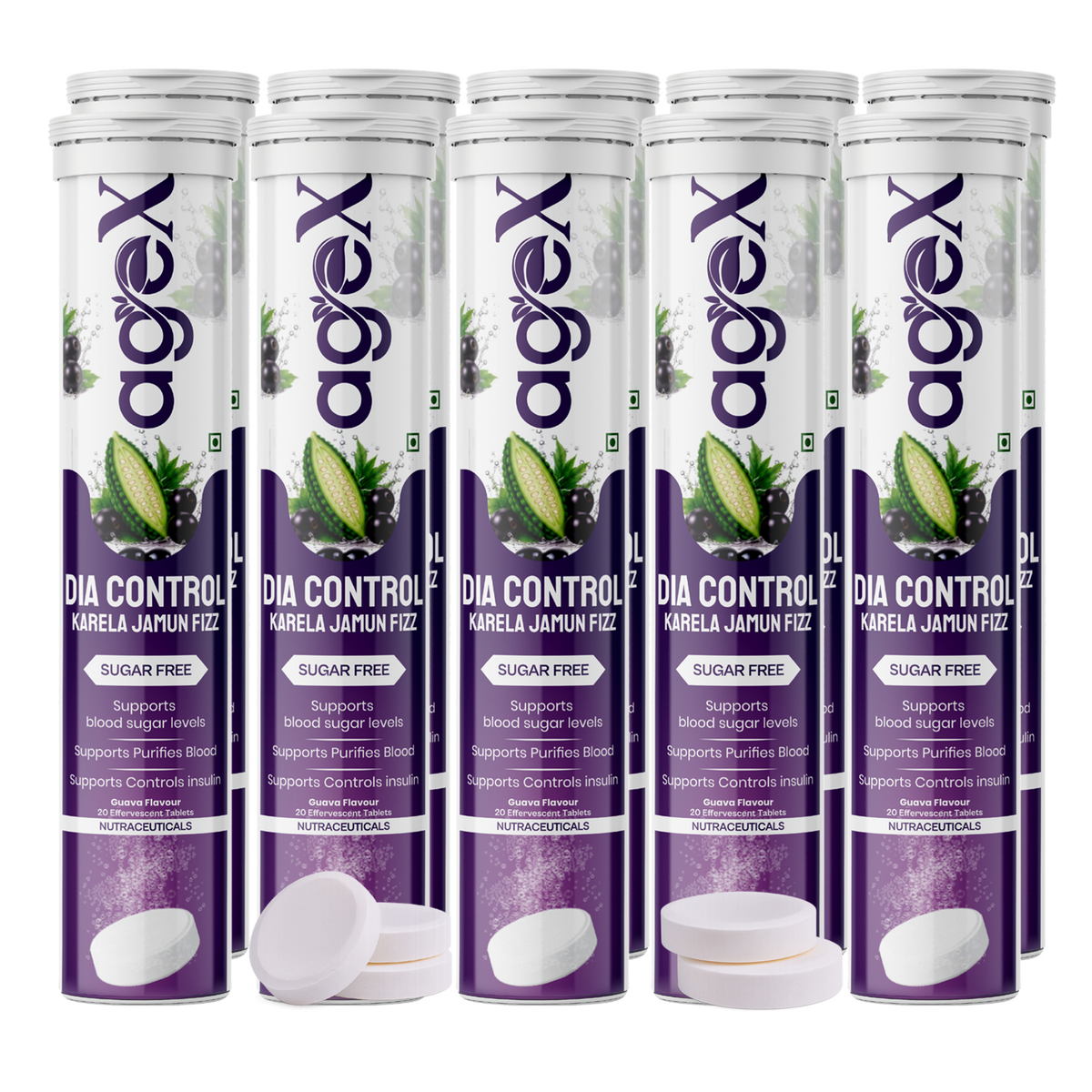 AgeX Dia Control Tablets - Control Insulin
