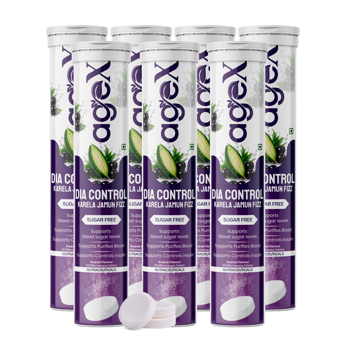 AgeX Dia Control Tablets - Control Insulin