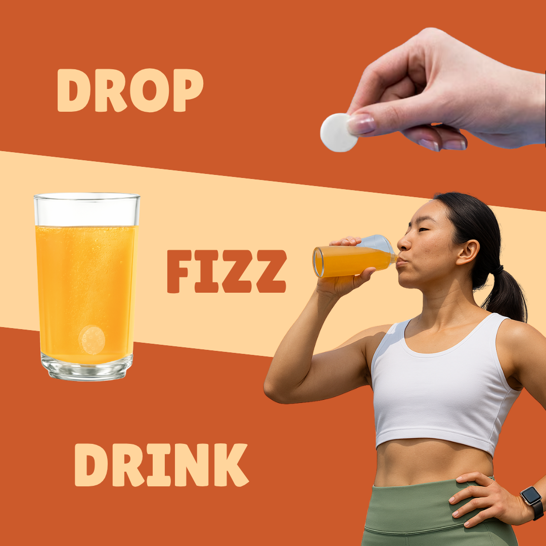 Vitamin C + Zinc Effervescent Tablets Bottle with 1000mg Amla Extract