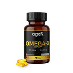 AgeX Omega-3 Fish Oil - 600mg EPA + 400mg DHA