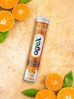 AgeX Vitamin C + Zinc Effervescent Tablets | 1000mg Natural Amla Extract | Immunity Booster for Skin, Hair & Nails | Orange Flavor | Sugar-Free | 20 Tablets