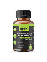 AgeX Vitamin E, Flaxseed & Evening Primrose Oil – Skin & Wellness Support