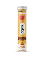 AgeX Active GUTFIZZEffervescent Tablets, Mango Flavour, Sugar-Free, 20 Tablets