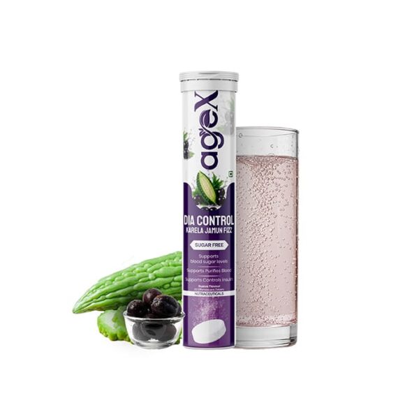 Dia Control Karela Jamun Fizz Effervescent Tablets