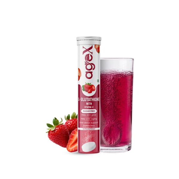 L Glutathione + Vitamin C Effervescent Tablets
